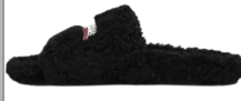 balenciaga fur slides