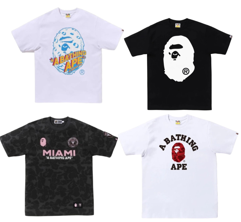 Bape T-shirt (+17 styles)