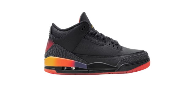 Jordan 3 Balvin Black
