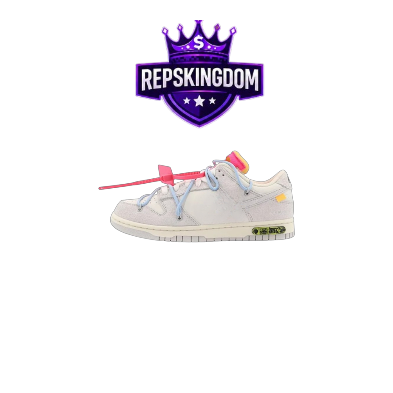 dunk low x Off white