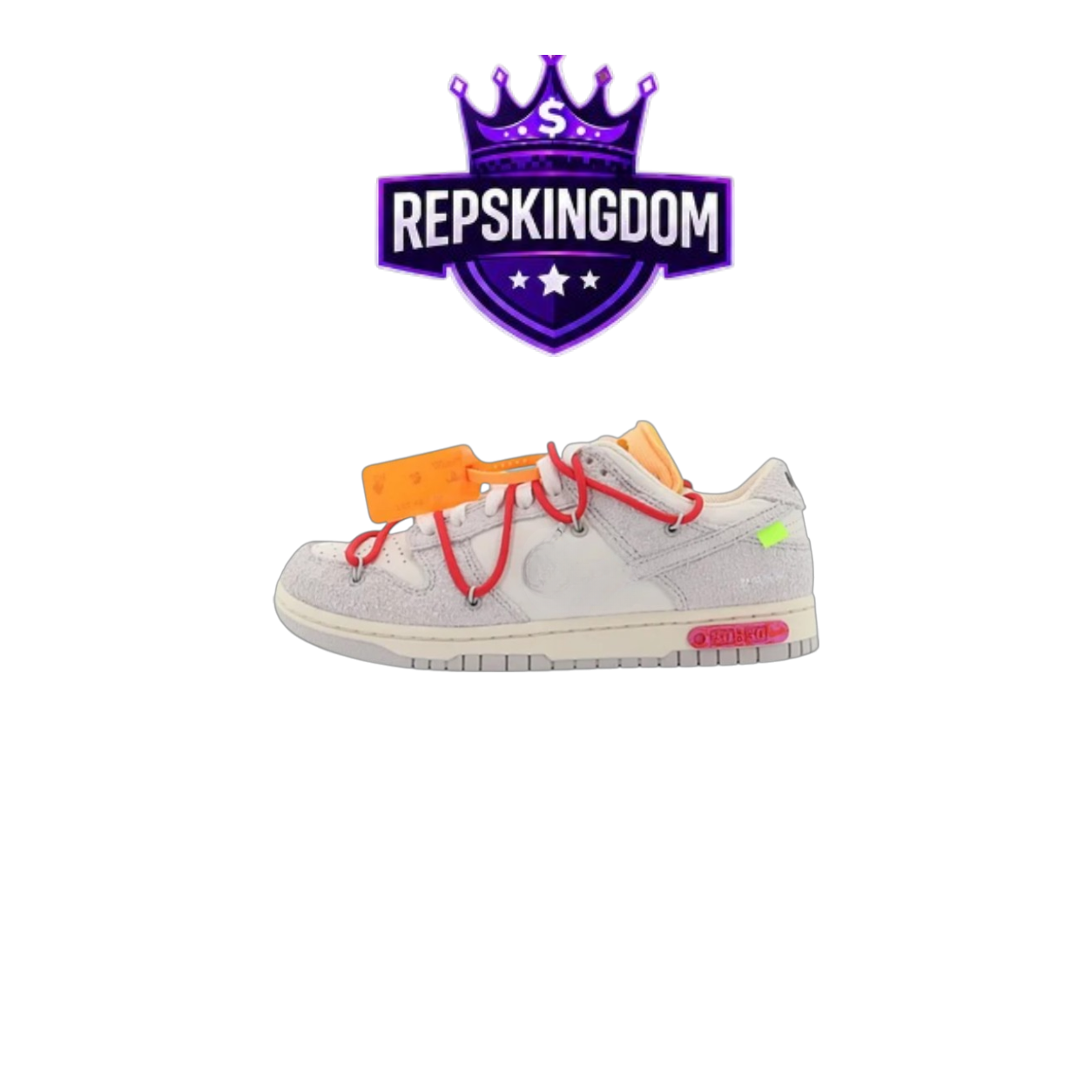 dunk low x Off white
