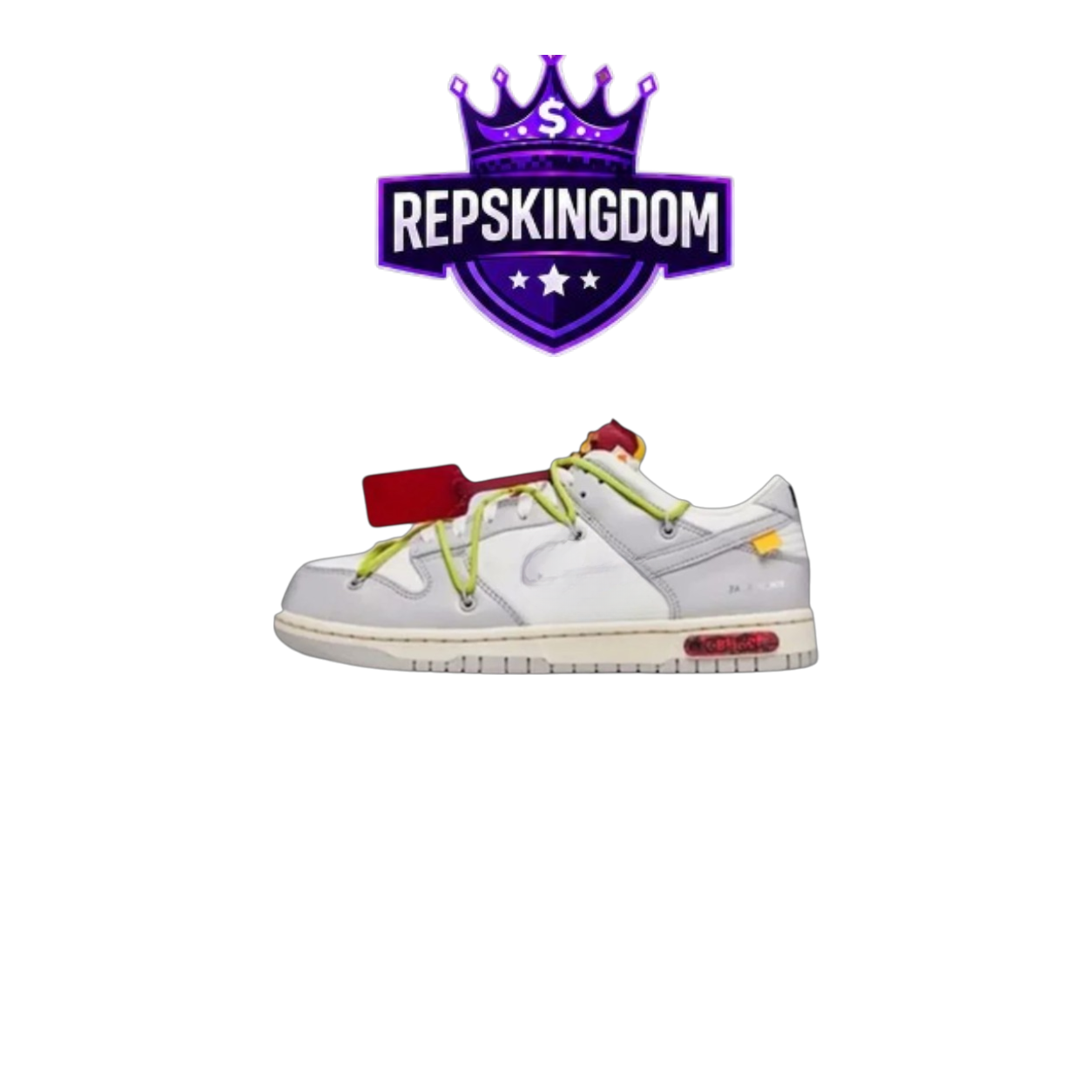 dunk low x Off white