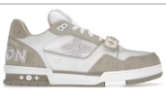 Louis Vuitton Trainer Beige White