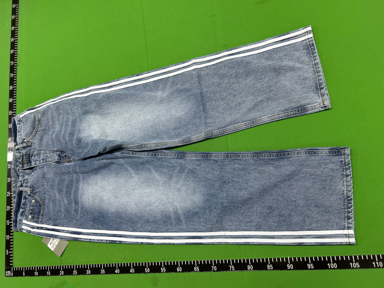 Balenciaga x adidas denim jeans