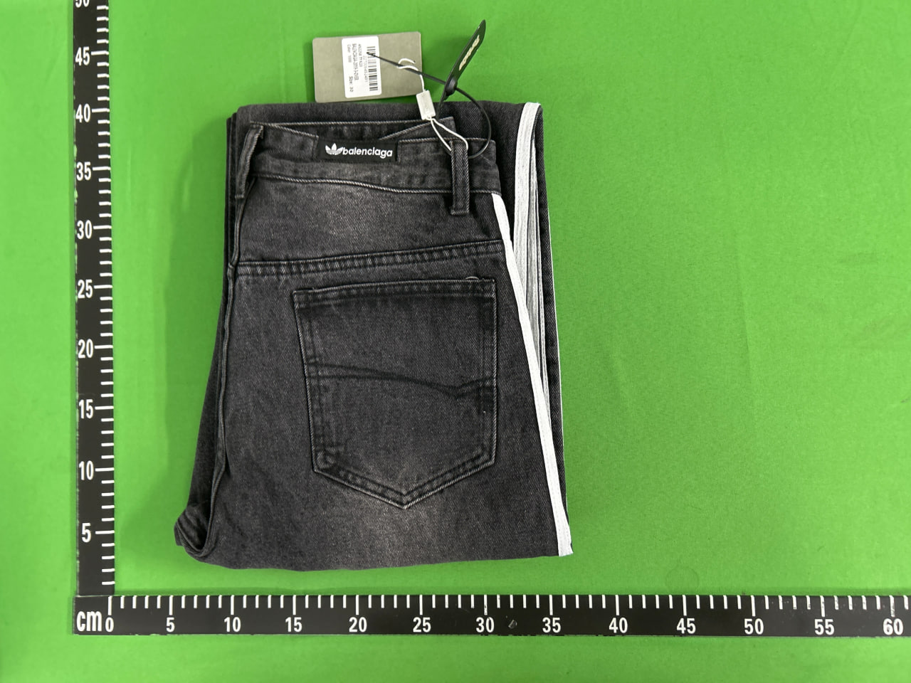 Balenciaga x adidas denim jeans