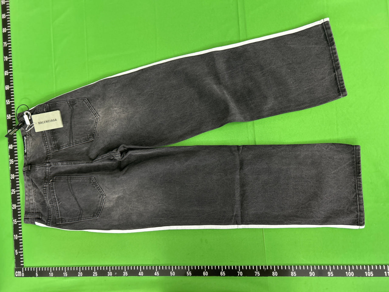 Balenciaga x adidas denim jeans